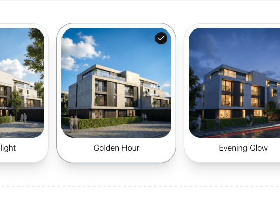 Sterowanie wyborem stylu dla generowania renderów architektonicznych