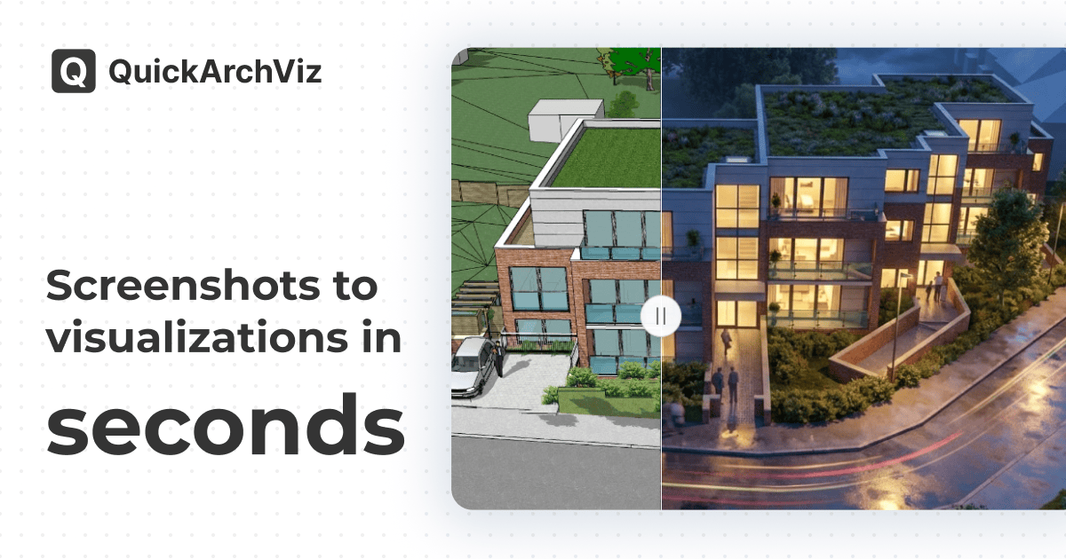 Quick Render Architectural Visualizations Without Render Setup - QuickArchViz
